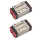thumbnail image 2 of TICFOX 2 unids HGH15Ca Mini Linear Motion Guide Block Slider Rodamiento Bloques Deslizantes de Acero, 2 of 8