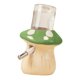 thumbnail image 5 of Botella de agua para hámster con forma de hongo, dispensador de agua potable con soporte para hurones. verde, 5 of 9
