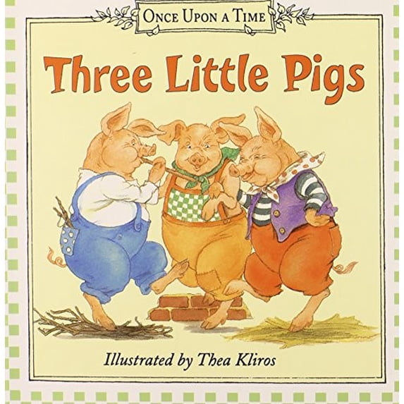 Pre-Owned Three Little Pigs Board Book (Once Upon a Time (Harper)) Paperback