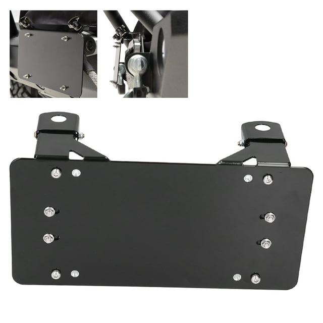 License Plate Holder, Weather High Hardness Winch Roller Fairlead Mounting Bracket Nonfading for Off Road Vehicle