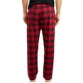 thumbnail image 4 of Hanes Woven Stretch Pajama Pants Men’s Big & Tall, Plaid, 4 of 4