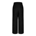 thumbnail image 6 of Roncen Women's Solid Velvet Pants - Loose Fit Casual Straight Leg Trousers with Versatile Style & Pockets, 6 of 9