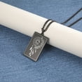 thumbnail image 3 of EUEAVAN Black Moon Dream Catcher Pendant Stainless Steel Necklace Jewelry, 3 of 7