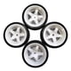 thumbnail image 1 of Paquete de 4 neumáticos de goma para ruedas de carretera para camión WPL Estilo 4 Zulema neumáticos de deriva de camión rc, 1 of 8