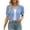 Light Blue, variant on Jackets For Women Puff Sleeve Bolero Open Front Summer Cropped Sheer Cardigan Jackets - Chiffon, White , Size S-2XL