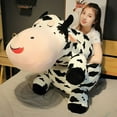 thumbnail image 4 of 80-120cm Giant Lying Cow Plush Pillow Soft Stuffed Animal Cattle Plush Toys for Children Kawaii Baby Doll Girls Birthday Gift, 4 of 6