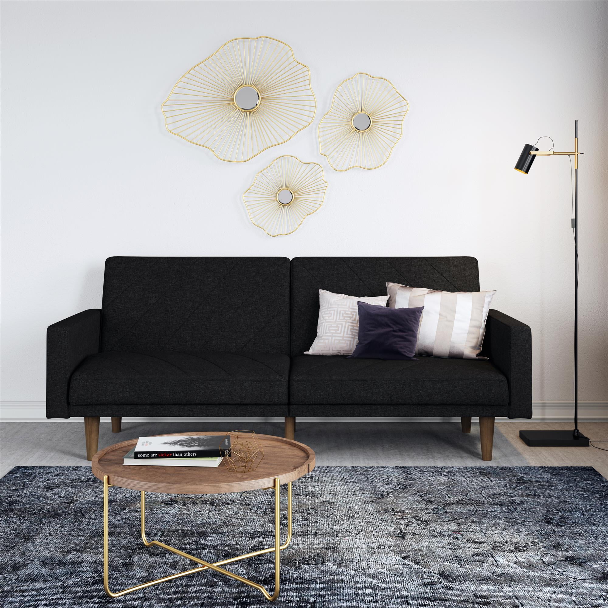 DHP Brandclub DHP Paxson Futon Black Linen