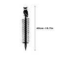 thumbnail image 3 of RuiJiao Clearance Owl Snow Measuring Stick Outdoor Centimeter Unit Metal Garden Snow Rain Ruler Lawns Yards, 3 of 7