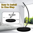 thumbnail image 3 of HOMKULA Banana Holder Stand - Banana Hook Hanger, Banana Tree Holder, Banana Rack for Kitchen Counter, Stainless Steel&Wooden Base,Itemstand, Metal Bar C4, 3 of 6