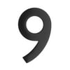 Architectural Mailboxes 3582B-9 Floating House Number 9, Black - 4 in.
