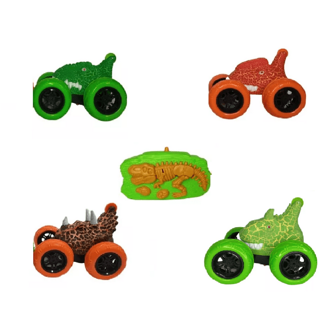 Carro Stunt 360° Cabeza Dinosaurio Y Radio Control De Fósil, Carrito De Dinosaurio Recargable bitwow dinosaurio stunt