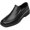 Black, variant on Men's Classic Leather Lined Formal Oxfords Slip on Casual Dress Shoes