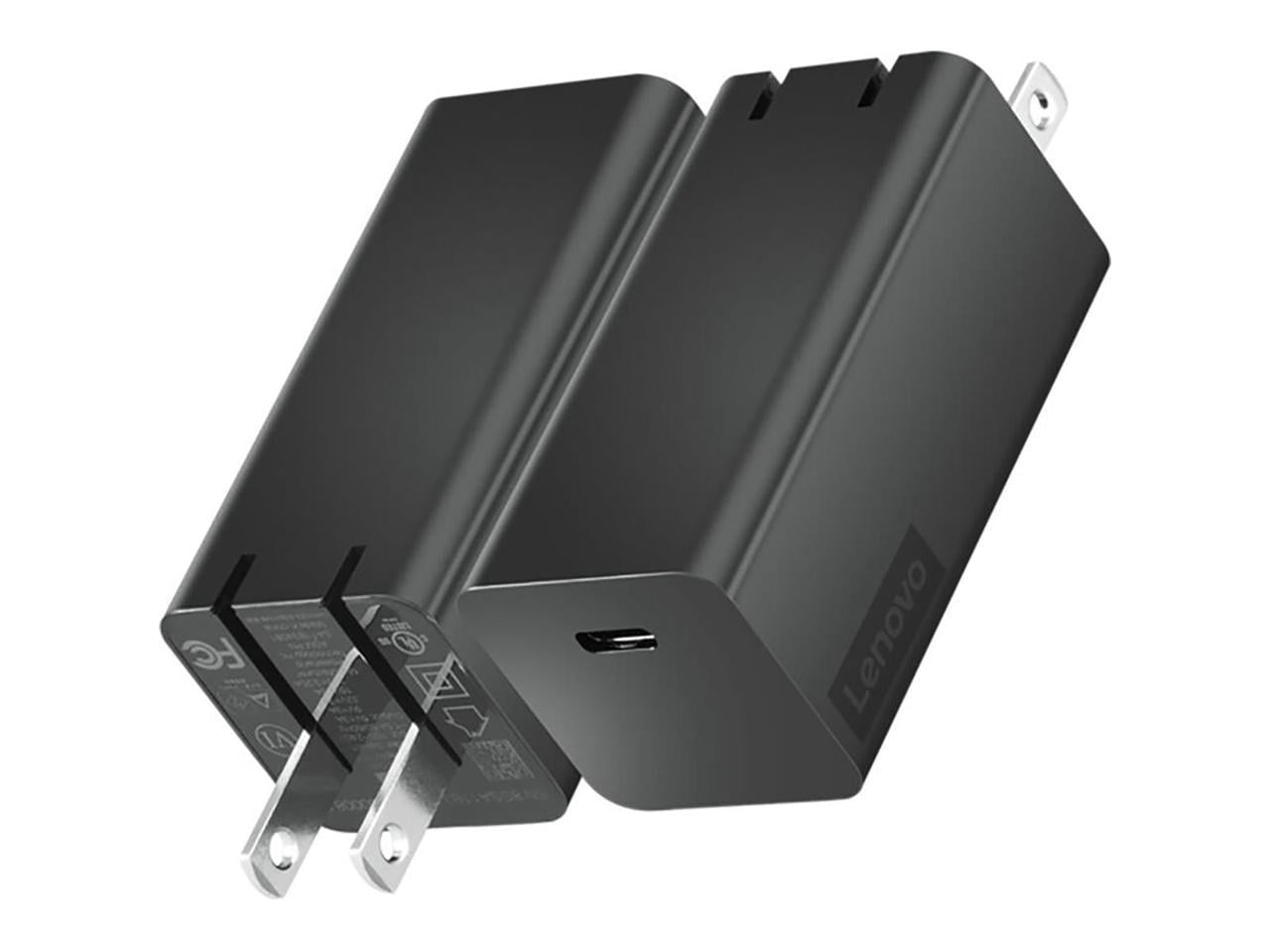 新品Lenovo 65W USB-C GaN Adapter : 65W 45W 2-in-1 USB-C GaN Mini Charger Fit for Lenovo