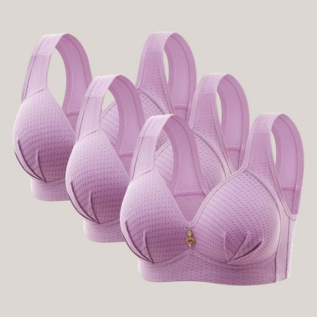 LLYWEY Womens Plus Size Bras on Clearance Wireless Push up Bras Women Ladies Push-Up Bra Style-739 Women Extra Lift Bra Feature Adult Female Bralette Sports Bras Multicolor 36B