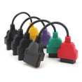 thumbnail image 3 of Car Diagnostic Cable, ABS Easy Operation OBD2 Scanner Adapter Cable Anti Aging Abrasion Resistant Multifunction Heatproof 4pcs  For ECU Tool, 3 of 8