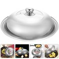 thumbnail image 3 of Household Pot Cover Stainless Steel Pan Lid Multi-function Pot Lid Home Accessory, 3 of 8