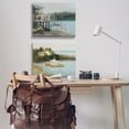 thumbnail image 3 of Stupell Industries Boat Lakeshore Landscape Landscape & Nature Painting Wrapped Canvas Art Print Wall Art, 30 x 24, Set of 2, 3 of 8