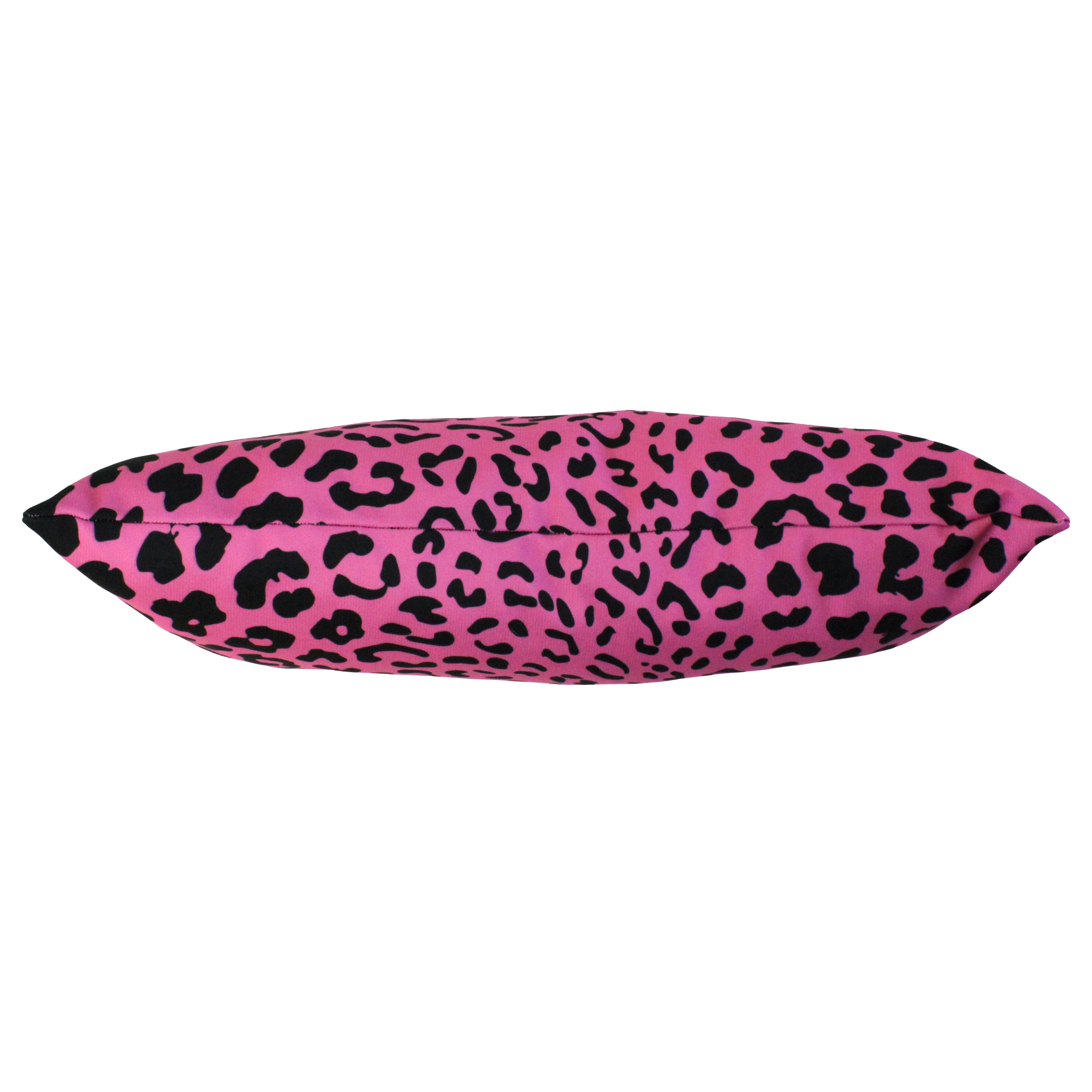 Everything Comfy Leopard Print Decorative Pillow, 16x6 Inch, Pink,