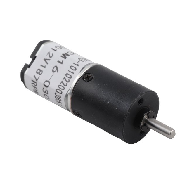 Motor De Engranajes De 12 V, Motor De Engranajes De CC De Alta Torsión Que Ahorra Espacio, Acero De aleación Con Bajo Contenido De Carbono, Antideslizante, Eléctrico Para