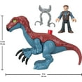 thumbnail image 5 of Imaginext Jurassic World Dominion Therizinosaurus Dinosaur & Owen Grady Poseable Figure Set, 5 of 6