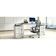 thumbnail image 6 of UBesGoo Farmhouse File Cabinet with 3-Drawer Wood Vertical File Storage Cabinet with Individual Lock and Rustic Metal Handles, White, 6 of 11