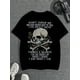 thumbnail image 1 of [Camiseta de verano con estampado de huesos] Cómoda camiseta de verano de gran tamaño para hombre - Elegante top de manga corta con estampado de huesos, 1 of 5