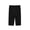 Black, variant on StSilkitty Womens Pajama Shorts Solid Color Elastic Waist Lounge Sleepwear Knee Length Shorts Lightweight Comfy Sleepwear Shorts