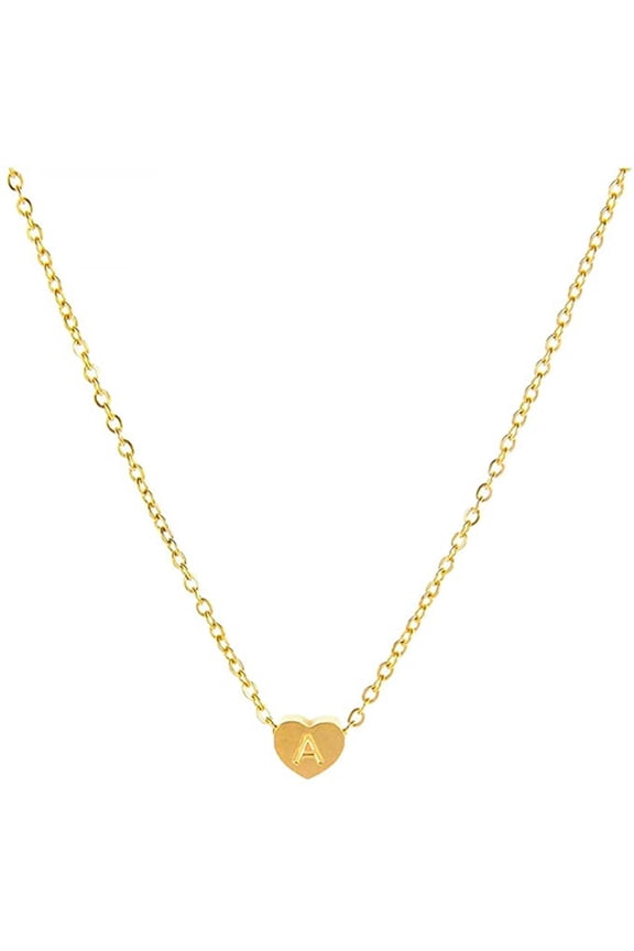 Clearance Initial Necklace Large Letter Pendant Personalized Birthday Day Gift for Women Sister Wife Daugther Friend Womens Gifts for Christmas