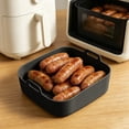 thumbnail image 4 of Klonfd Doublure de Cuisson Carrée en Silicone Résistante à la Chaleur et Réutilisable pour Friteuse à Air Chaud Domestique, 4 of 6