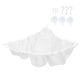 thumbnail image 2 of Hanging Toy Storage Plush Toy Organizer Corner Design For Children 180x120x120cm White Fabric 1Pcs, 2 of 5
