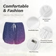 thumbnail image 4 of Salouo Violet Glitter Print Women's 2 in 1 Running Shorts Double-Layer Shorts Athletic Workout Gym Yoga Shorts Running Shorts for Women-Small, 4 of 7