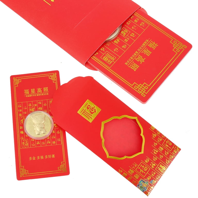 Willstar 6pcs Chinese Red Envelopes, Lucky Money Gift Color Printing Red Packet Cute Tiger Chinese Spring Festival Red Envelope Hongbao for New Year