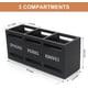 thumbnail image 5 of Organizador de cubiertos de madera, pequeño, negro, para encimera, cuchara y tenedor, para fiestas, 5 of 5