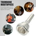 thumbnail image 3 of SHISUYAN Baritone Trombone Mouthpiece Professional Player Replacement Trombone Part, 3 of 8