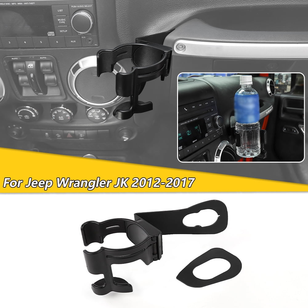 CheroCar Drink Cup Holder Phone Holder for Jeep Wrangler JK JKU 2011