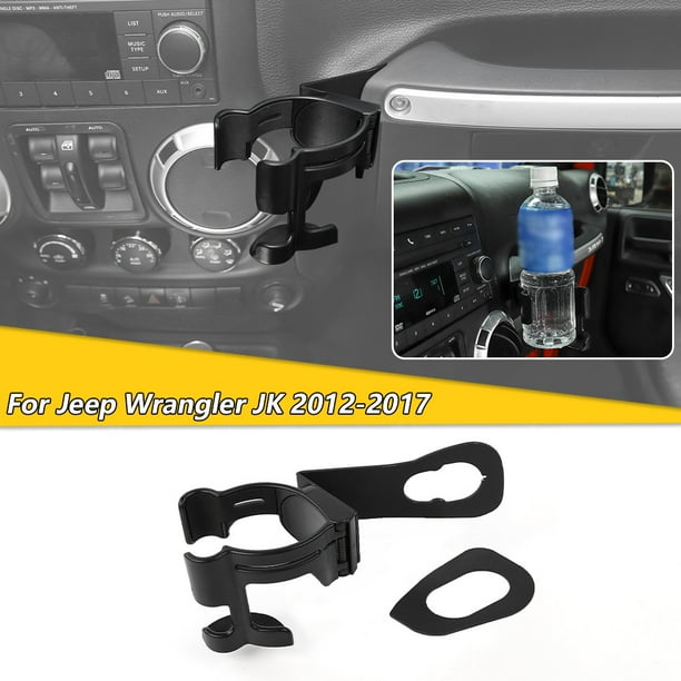 CheroCar Drink Cup Holder Phone Holder for Jeep Wrangler JK JKU 2011