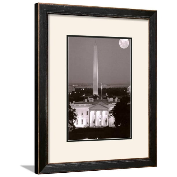Washington D C Black And White Framed Art Print Wall Art 19x23 Walmart Com Walmart Com