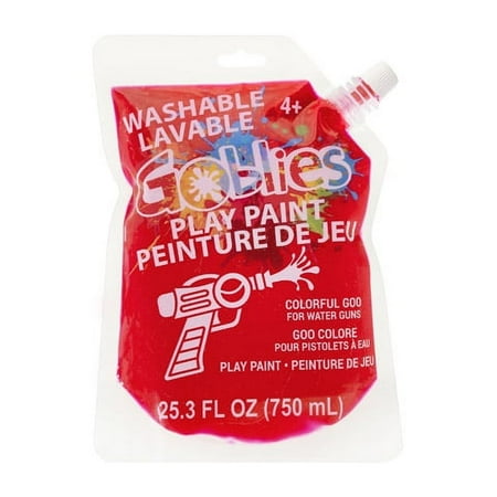 Goblies Red Play Paint for Water Guns, 25.3 fluid ounces