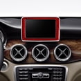 thumbnail image 4 of Real Bright Soft Car Interior Carbon Fiber Sticker DecorationFor Mercedes Benz CLA GLA Red Carbon Fiber Display(8-inch) Surround CoverAuto Car Protection Interior Accessories, 4 of 8