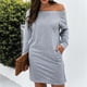 thumbnail image 2 of Vestido sin tirantes,Vestido de mujer Vestido largo y suave sin tirantes Vestido agradable para la piel Lo mejor de la línea, 2 of 6