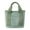Green, variant on JeashCHAT Fashion Canvas Bag Tote Bag Storage Bag Multi-Pocket Handbag Handle Bag Large Capacity Multi-pocket Handbag