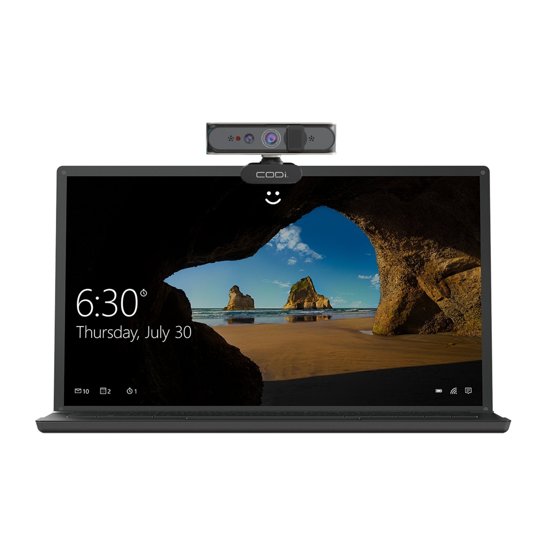 CODi Allocco 1080P IR Facial Recognition Webcam Black (A05023)
