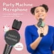 thumbnail image 2 of Singing Machine Micrófono de karaoke inalámbrico para niños y adultos, micrófono de máquina de fiesta (negro) - Micrófono Bluetooth portátil de mano con altavoz y efecto cambiador de voz - Micrófono d, 2 of 5