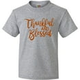 thumbnail image 3 of Inktastic Thankful and Blessed Youth T-Shirt, 3 of 5