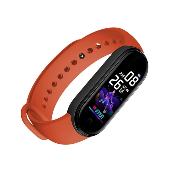 Methold Bluetooth Smart Watch M5 cardíaco Presión arterial Fitness Fit Electrónica Rojo Magnetisch