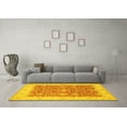 thumbnail image 3 of Ahgly Company Indoor Rectangle Oriental Yellow Traditional Area Rugs, 6' x 9', 3 of 4