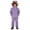 Purple, variant on KAUOD Boys Girls 2 Piece Snow Suits Waterproof Hooded Ski Jackets bib Pants Set Kids Insulated Snowboard Coats Snowpants