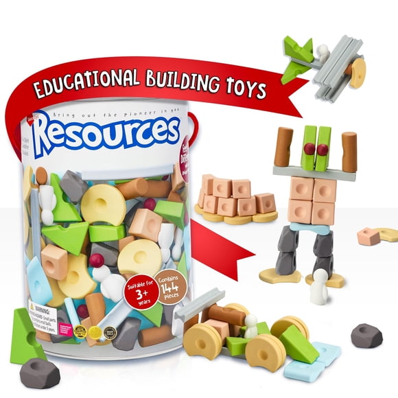 Taksa Toys Jouets Éducatifs Uniques Inspirés de la Nature Reggio Emilia, Ressources Préscolaires pour la Motricité Fine, Blocs de Construction Éducatifs pour Enfants, Monte