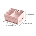 thumbnail image 6 of Multi Functional Desktop Organizer Drawer, Student Stationery Organizer, Plastic Storage Box, for Makeup and Jewelry Storage, for Office and School Supplies, Pink, by FAJHHA, 6 of 7