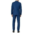 thumbnail image 3 of Adam Baker Mens Regular Fit Two-Piece Peak Lapel Tuxedo Suit, 3 of 6